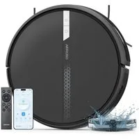 AIRROBO Saugroboter G50, 4000 Pa starke Saugkraft, 4 Reinigungsmodi,120 min Laufzeit, 45 W, App & Sprachsteuerung,3-in-1Kehren & saugen & wischen, für Tierhaare & Hartböden,Zwei Jahre Garantie