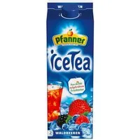 Pfanner Tee, Pfanner Eistee Waldbeere fruchtig-beeriges Aroma Packung 2000ml