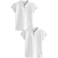 Next Langarm-Poloshirt Polohemden mit Reißverschluss, 2er-Pack (2-tlg)