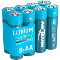 ANSMANN AG Batterie AA Lithium 8 Stück Akku