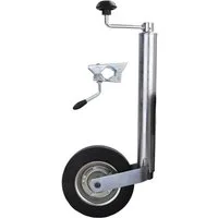 Tenzo-R Anhänger-Stützrad 150KG Ø48mm inkl. Befestigungsschrauben mit Klemmhalter