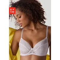 LASCANA Bügel-BH aus feiner Jacquardspitze, sexy Dessous