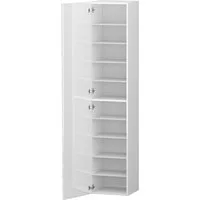 freiraum Schuhschrank Anzio in Weiß Hochglanz - 45x191x35cm (BxHxT)