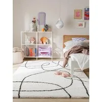 benuta Hochflor-Teppich Louise, rechteckig, Höhe: 21 mm, Teppich Wohn-, Ess- und Schlafzimmer, Flur, Kunstfaser, Gemütlich