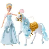 Mattel® Stehpuppe Mattel HPF95 - Disney Princess - Cinderella mit Pferd