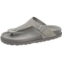 Fischer-Markenschuh Alma Zehentrenner aus Veloursleder, mit ergonomisch geformten Lederfußbett