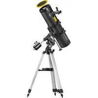 BRESSER Teleskop BRESSER Pollux-II 150/1400 EQ3 Spiegelteleskop mit Smartphone-Adapter…