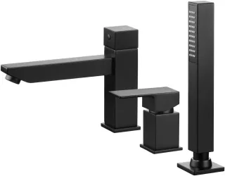 Neuesbad Serie 500 3-Loch Wannenarmatur, schwarz matt NB1DEBBZN13M1