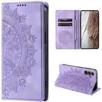 CoverKingz Handyhülle Hülle für Samsung Galaxy A35 5G Handyhülle Flip Case Cover Tasche, Mandala