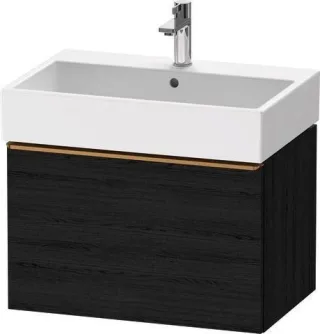 Duravit D-Neo Waschtischunterbau wandhängend Eiche Schwarz Matt 684x442x440 mm - DE4272004160000 DE4272004160000