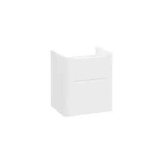 VitrA New Integra Round Waschtischunterschrank mit 2 Vollauszügen 57 x 45 x 65 cm Weiß Matt,70006 70006