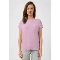 QS Kurzarmshirt T-Shirt T-Shirt aus Lyocellmix