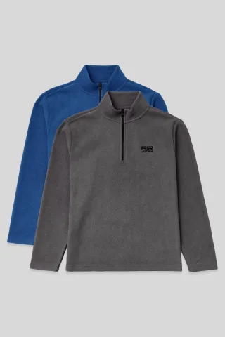 Herren Halb-Zip Plüsch Sweatshirt