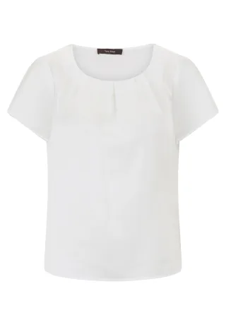 Vera Mont - Satin-Bluse Rohweiß - Gr. - 44