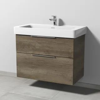 Sanipa 3way Waschtischunterbau zu Laufen Pro S Waschtisch mit 2 Auszügen, Eiche-Nebraska UM76937