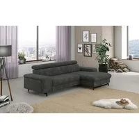 COTTA Ecksofa Emma L-Form, B: 267 cm, mit Kopfteilverstellung, optional Bettfunktion & Bettkasten