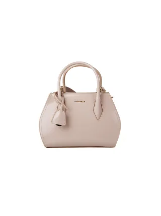 Coccinelle Lord Shiny Kalbsleder Handtasche Glänzendes Kalbsleder