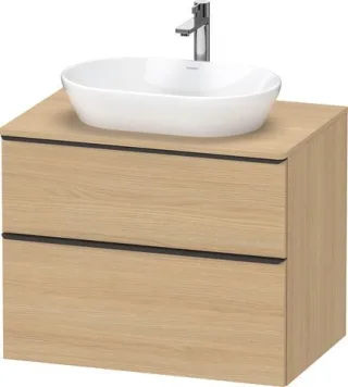 Duravit D-Neo Konsolenwaschtischunterbau wandhängend Natur Eiche Matt 800x550x664 mm - DE49670BD3000 DE49670BD300000