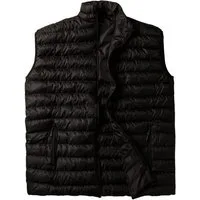 Lavecchia Steppweste Lavecchia Herren Steppweste LV-702 (Schwarz, 8XL) mit Stehkragen