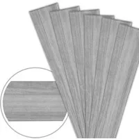 IKHEMalarka Wandpaneel Deckenpaneele Styropor Polystyrol XPS Decke Wand, BxL: 16,7x100 cm, 0,16 qm, (0.167m², 1-tlg., 1 Stück = 100x16,7cm x 3mm Materialstärke)