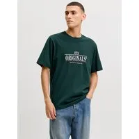 Jack & Jones T-Shirt JORFREDERIKSBERG GRAPHIC BOX TEE SS CN Baumwolle, regular fit