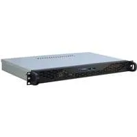 1U K-125L, Server-Gehäuse schwarz, 1 Höheneinheit