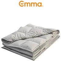 Emma Gewichtsdecke Emma Gewichtsdecke, Füllung: Extra feine Glasperlen, Bezug: Baumwolle, Beruhigendes Gewicht für tiefe Entspannung