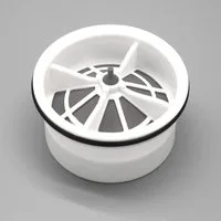WITEN&NOCK Duschablauf superflache Ablaufgarnitur Siphon 90mm Geruchsverschluss&Haarsieb