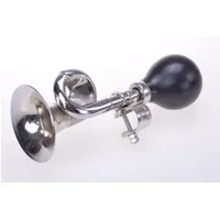 Gravidus Fahrradklingel Ballhupe Fahrradhupe Fahrrad Lenker Hupe Ball Posthorn Horn verchromt