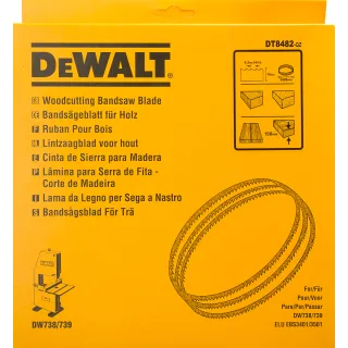 DEWALT Bandsägeblätter für DW738 / DW739 - DT8482-QZ