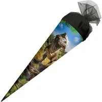 Roth Schultüte Roth Schultüte Tyrannosaurus rund Tüllverschluss 50cm