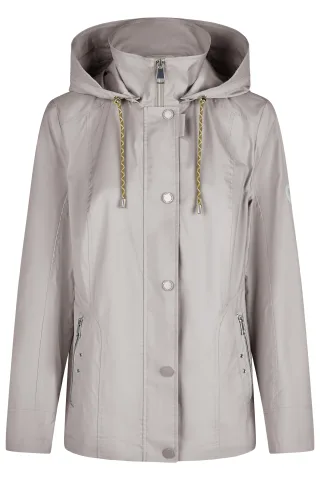 Barbara Lebek - Jacke mit Kapuze - Gr. - 48