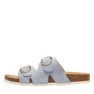 s.Oliver Red Label - Lässige Pantoletten blau - Gr. - 41