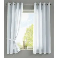 Gardinenbox Vorhang (2 St), Ösen, blickdicht, Microsatin, »Berlin« Blickdicht Microsatin Lichtdurchlässig 20405N2