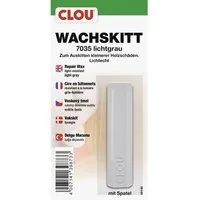 CLOU Holzlack Clou Wachskitt lichtgrau