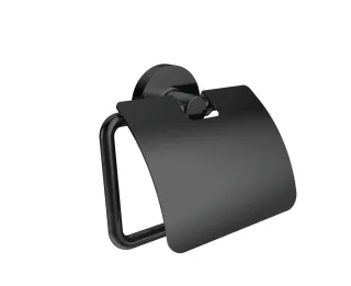 emco round Papierhalter mit Deckel, schwarz, 430013301 430013301