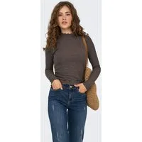 ONLY Langarmshirt ONLEMMA L/S HIGH NECK TOP Materialmix