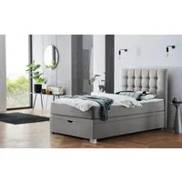 ATLANTIC home collection Boxbett Riona, erweiterbar zu Doppel- und Familienbett, wahlweise mit 120x200cm Taschen-Federkernmatratze oder ohne Matratze