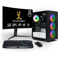 ANKERMANN-PC Starter Gaming Bundle PC-Set (AMD Ryzen 7 5700X, GeForce RTX 5060 Ti, 16 GB RAM, 1000 GB SSD, Luftkühlung)