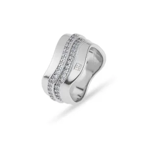 JETTE Damenring WAVES 89221811
