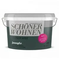 SCHÖNER WOHNEN FARBE Wandfarbe SW Trend Wandfarbe matt 1,0L Jungle 6514