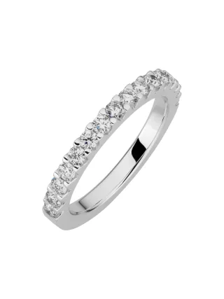 Lyomi Ring 585/- Weißgold 16 synth. Diam. 0,70ct.