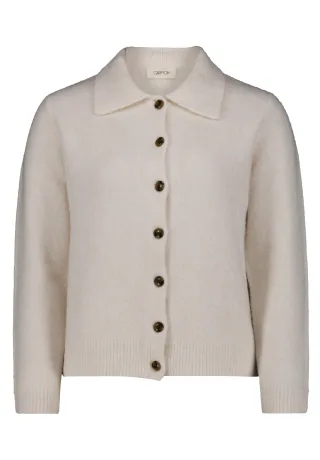 CARTOON - Strick-Cardigan Bright Cream Melange - Gr. - 46