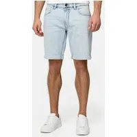 Indicode Jeansshorts Herren Caden Jeans Shorts Herrenshorts mit 5 Taschen, Denimstyle