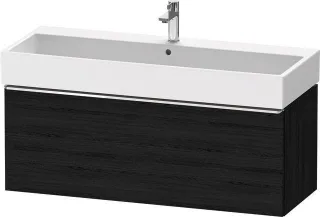 Duravit D-Neo Waschtischunterbau wandhängend Eiche Schwarz Matt 1184x442x440 mm - DE4275010160000 DE4275010160000