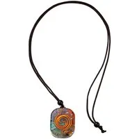Firetti Kette mit Anhänger Schmuck Geschenk Halsschmuck Halskette Chakra, Made in Germany - mit Edelstein