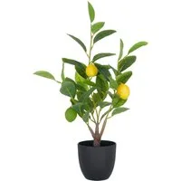 Kunstbaum Zitrone, Creativ green, Höhe 48 cm, mit detailgetreuer Gestaltung