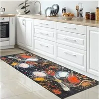 Carpetia Küchenläufer Küchenteppich Modern, rechteckig, Höhe: 5 mm, rutschhemmender Rücken, pflegeleicht, robust