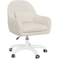 HawthyHome Bürostuhl Ergonomischer Homeoffice-Stuhl, 360° Drehbar & Höhenverstellbar (1 St), Samtbezug mit Kopfkissen, ideal für Arbeitszimmer & Schlafzimmer