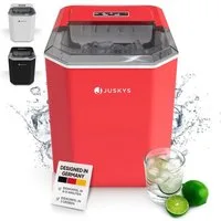 Juskys Eiswürfelmaschine IceOracle, 2 Größen, bis zu 12 kg pro Tag, mit Selbstreinigungsfunktion